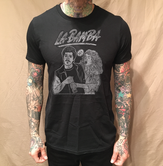 DRUNK BOB PARTY CRASHER ON BLACK TEE - cristocatofficial