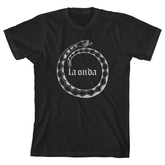 LA ONDA SNAKE BLACK TEE - cristocatofficial