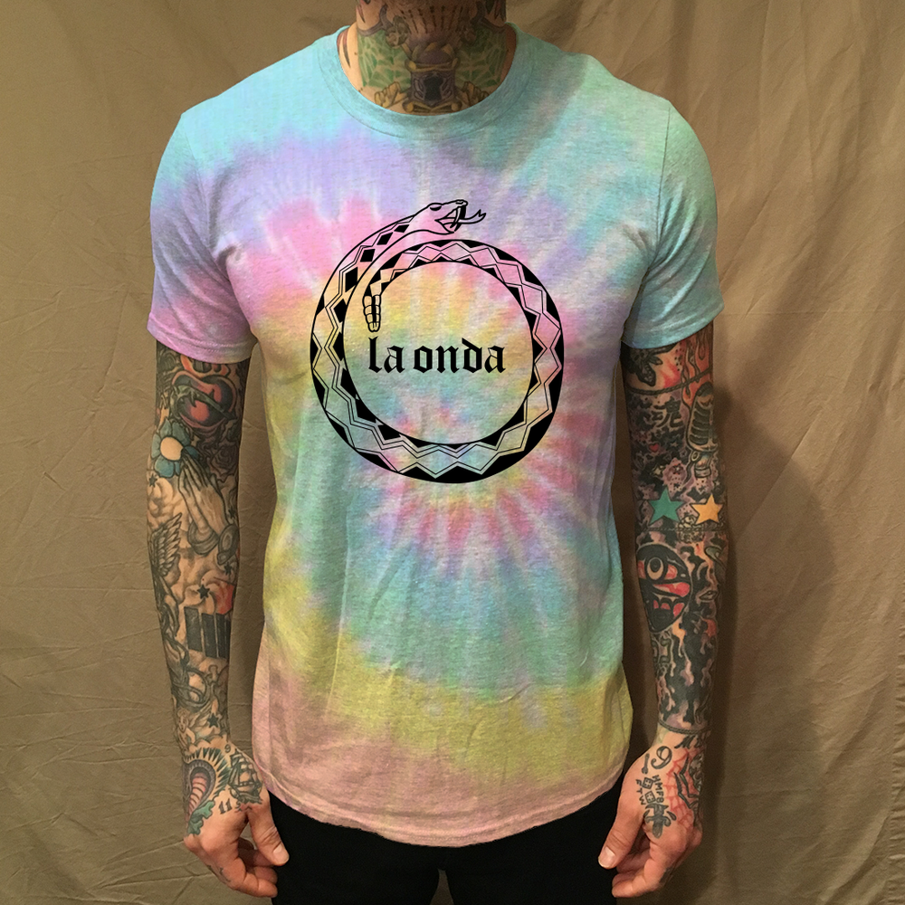 LA ONDA SNAKE TIE DYE TEE - cristocatofficial