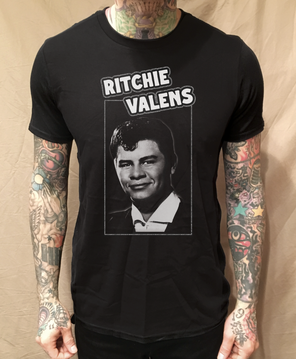 RITCHIE VALENS BLACK TEE - cristocatofficial