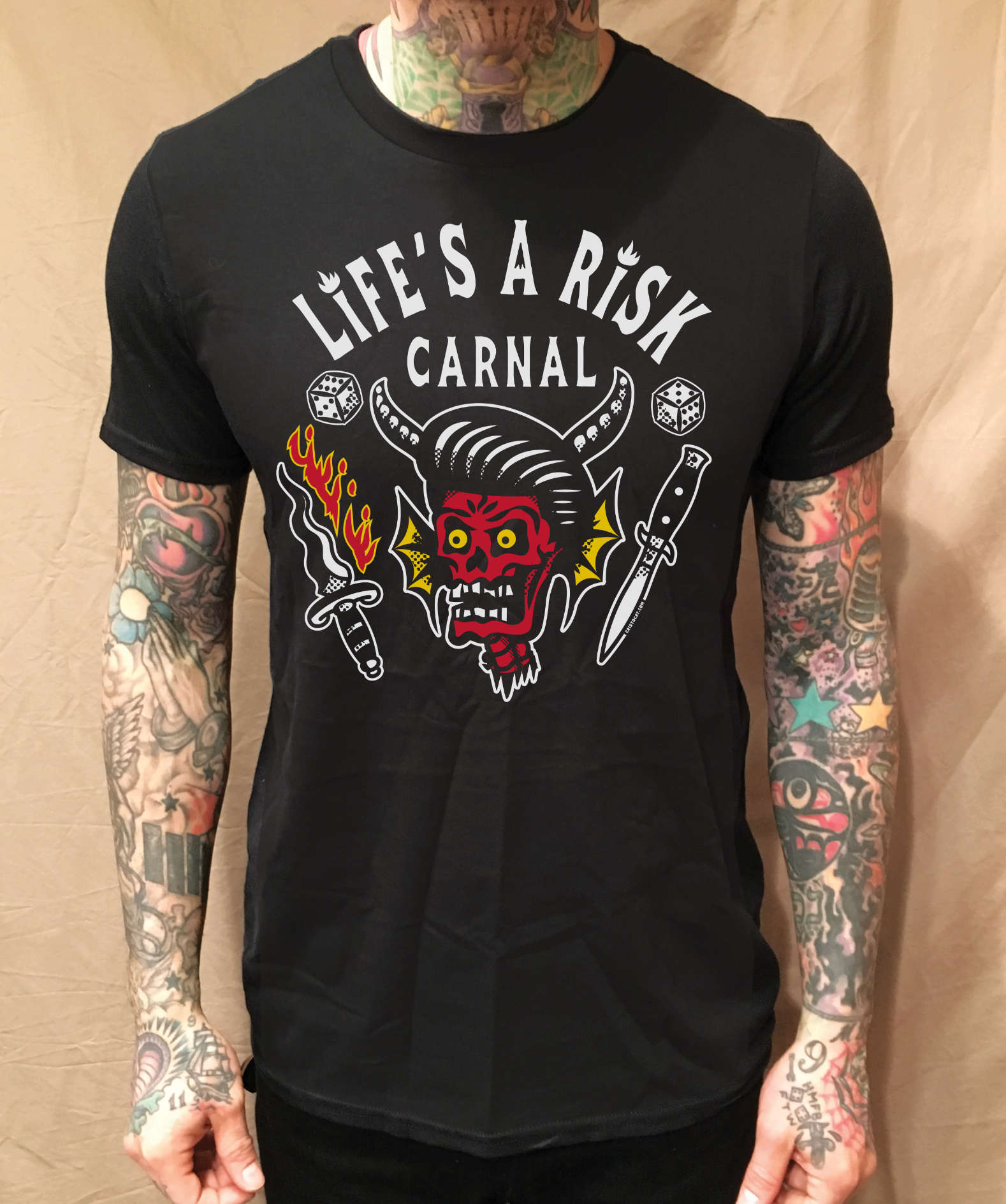 CARNAL FIRE CLUB TEE - cristocatofficial