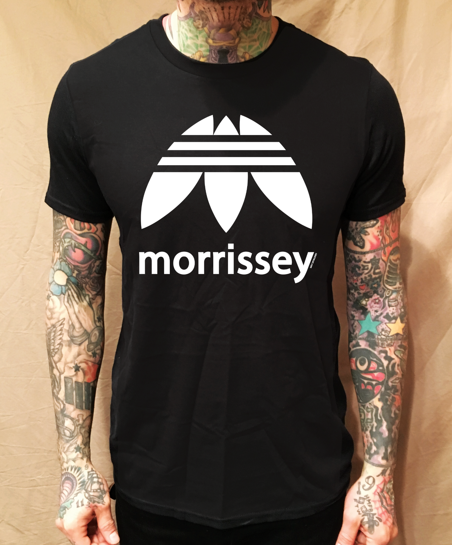 MORRISSEY LEAF BLACK TEE