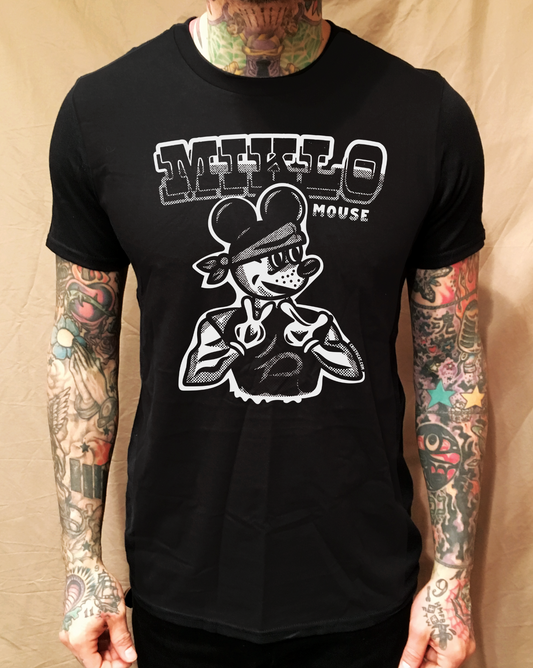 1 COLOR MIKLO MOUSE BLACK TEE