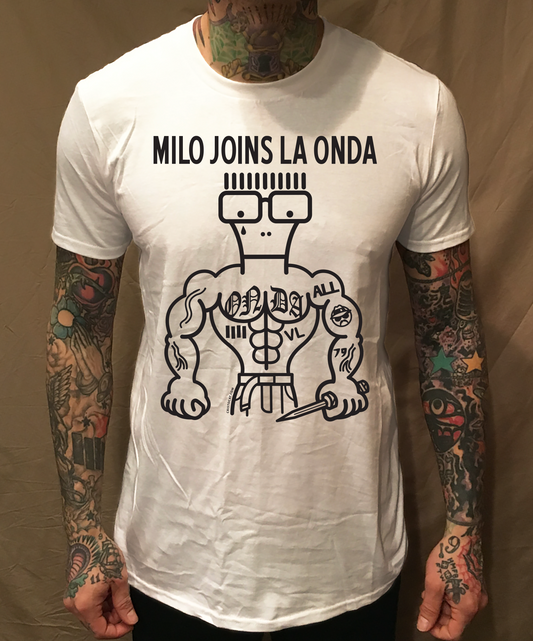 MILO JOINS LA ONDA WHITE TEE