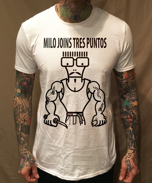 TRES PUNTOS MILO WHITE TEE