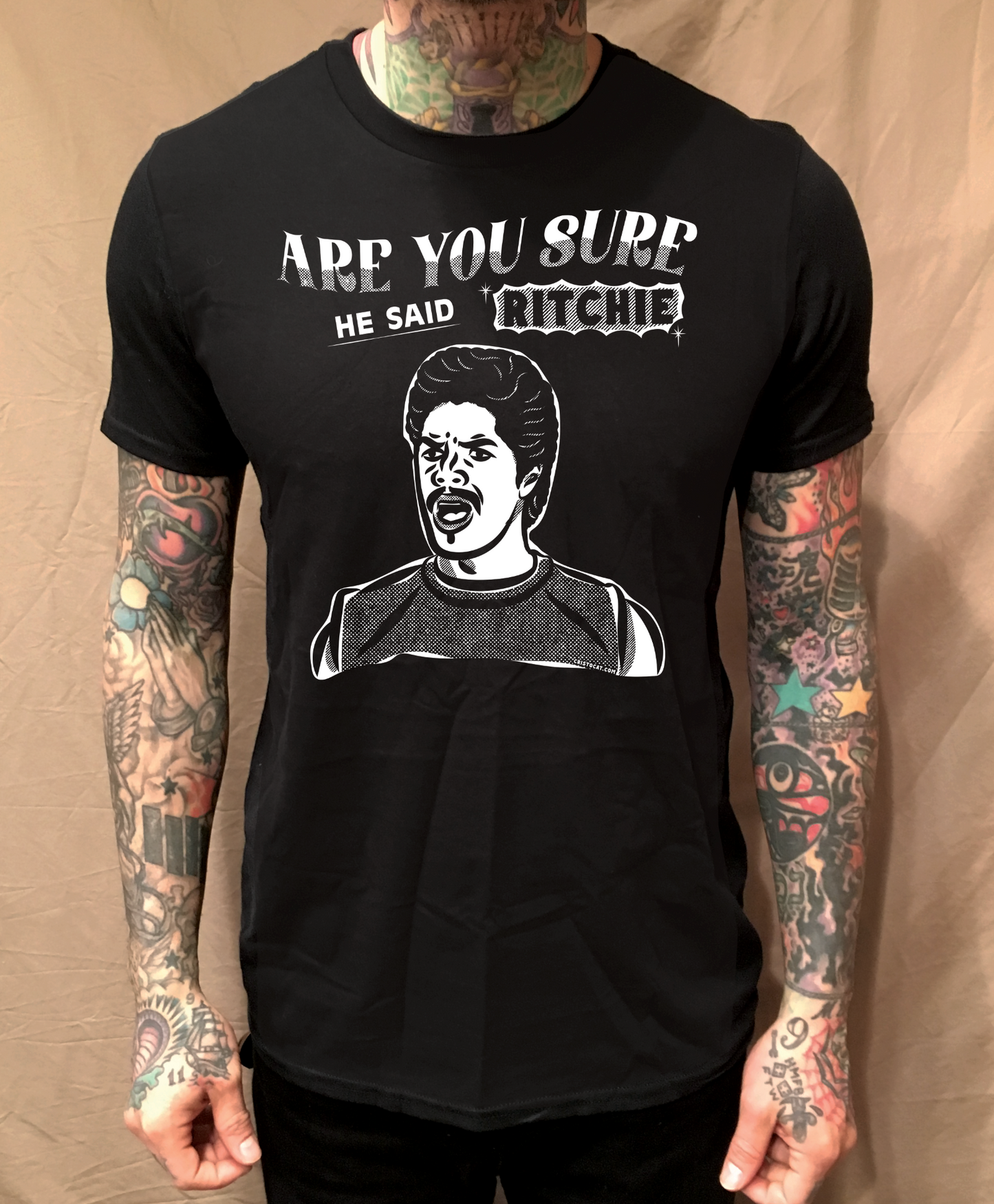 ARE YOU SURE HE SAID RITCHIE BLACK TEE