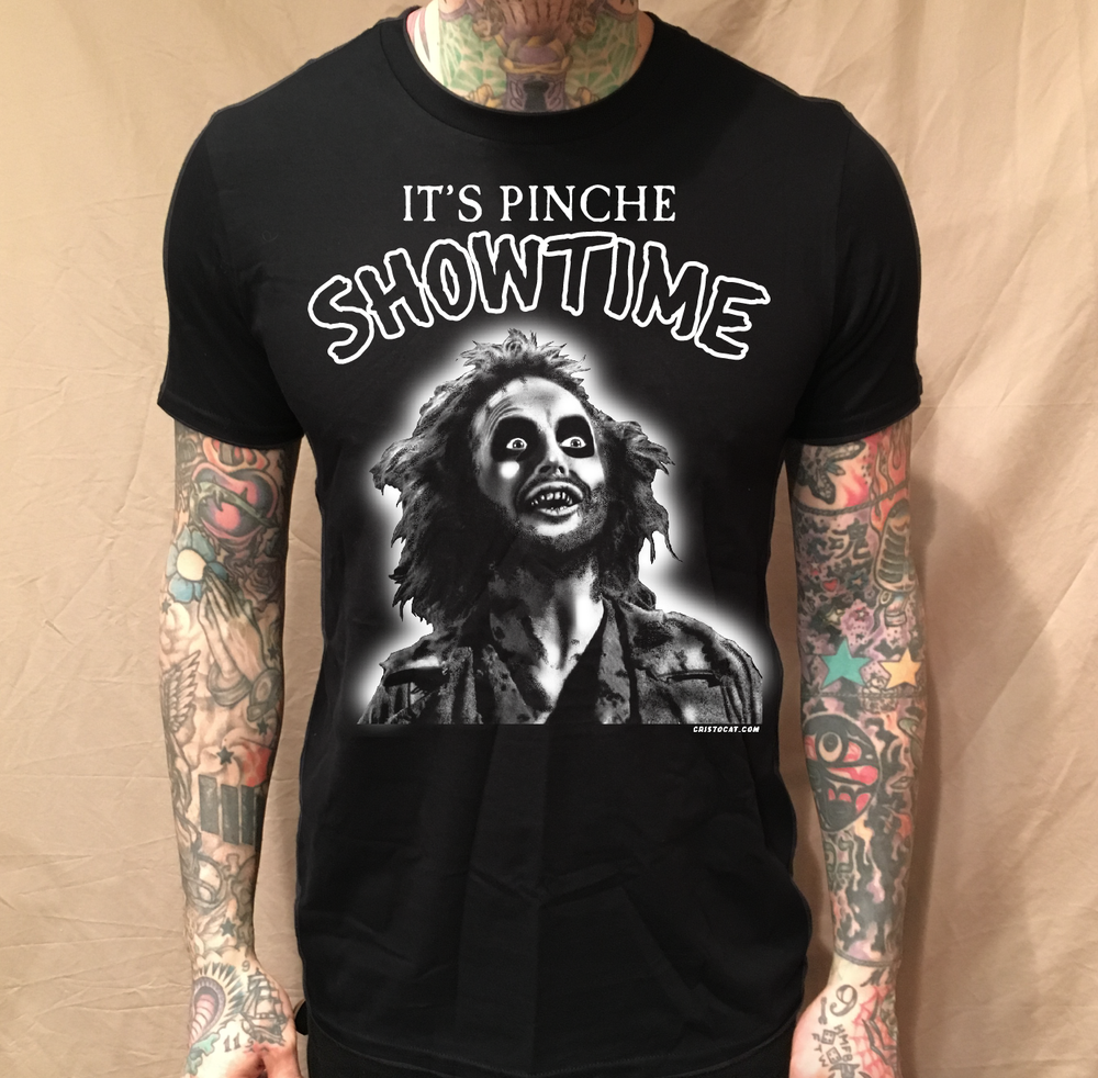 PINCHE SHOWTIME 2.0 BLACK TEE - cristocatofficial