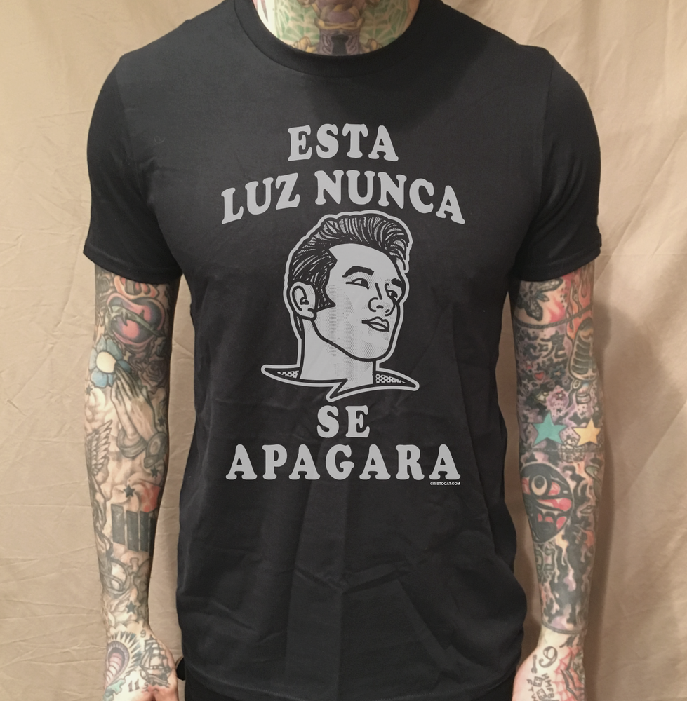 ESTA LUZ BLACK TEE - cristocatofficial
