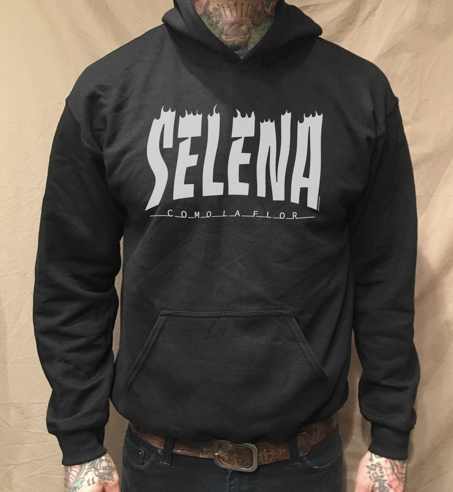 SELENA THRASHER BLACK HOOD - cristocatofficial