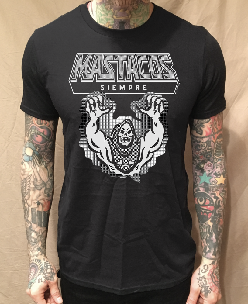 HANGRY SKELETOR MAS TACOS BLACK TEE - cristocatofficial