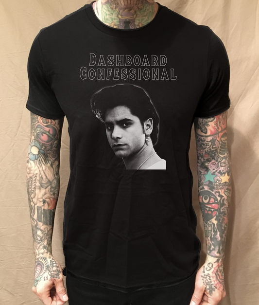 STAMOS CONFESSIONAL BLACK TEE - cristocatofficial