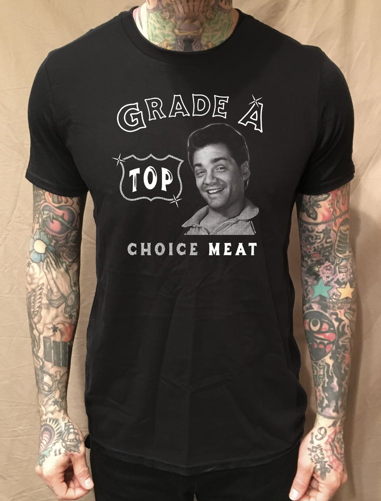 GRADE A TOP CHOICE MEAT BLACK TEE - cristocatofficial