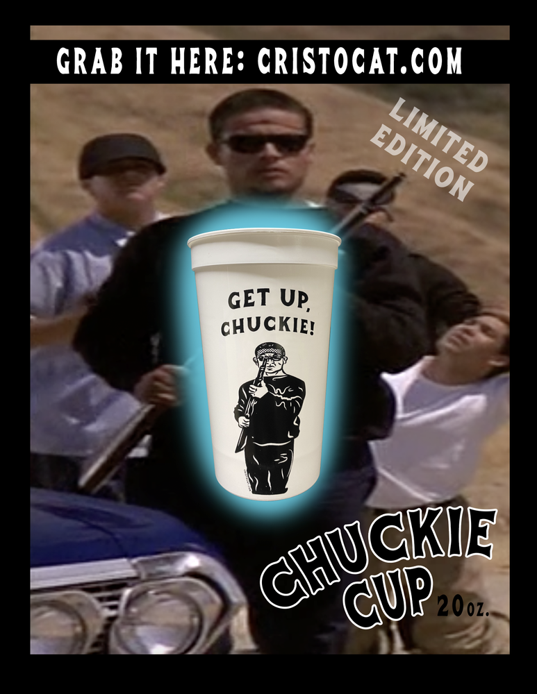 20 oz. CHUCKIE COLLECTORS CUP - cristocatofficial