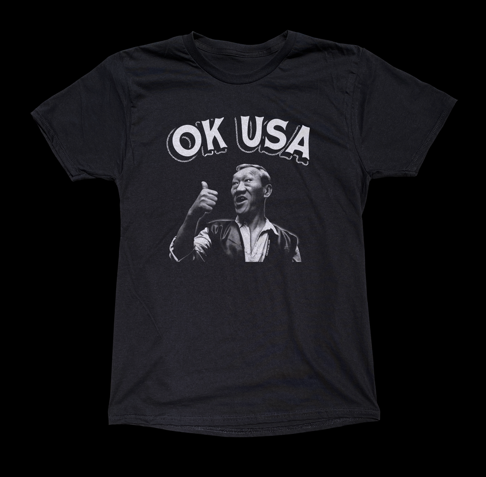 OK USA BLACK TEE - cristocatofficial