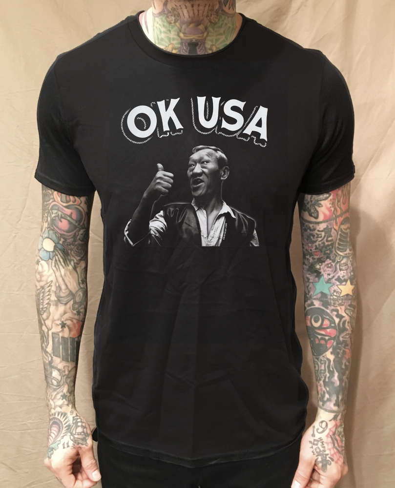 OK USA BLACK TEE - cristocatofficial