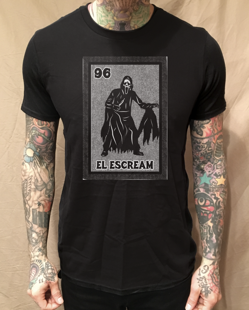 EL ESCREAM LOTERIA BLACK TEE - cristocatofficial