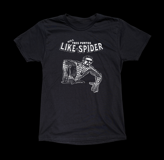 SPIDERMAN MAGIC BLACK TEE - cristocatofficial