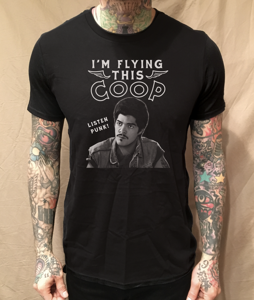 I'M FLYING THIS COOP BLACK TEE - cristocatofficial
