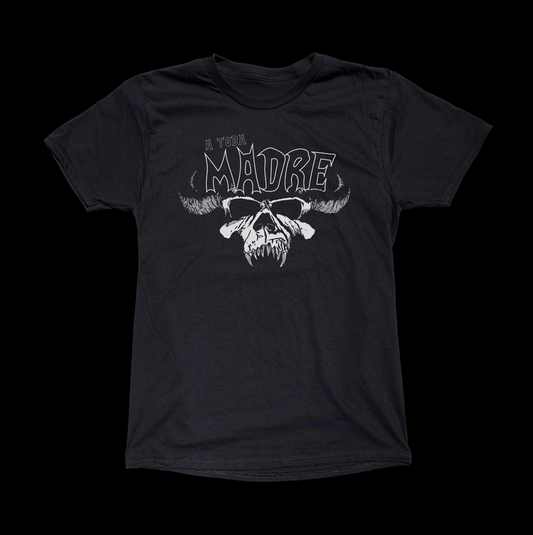 DANZIG A TODA MADRE  BLACK TEE - cristocatofficial