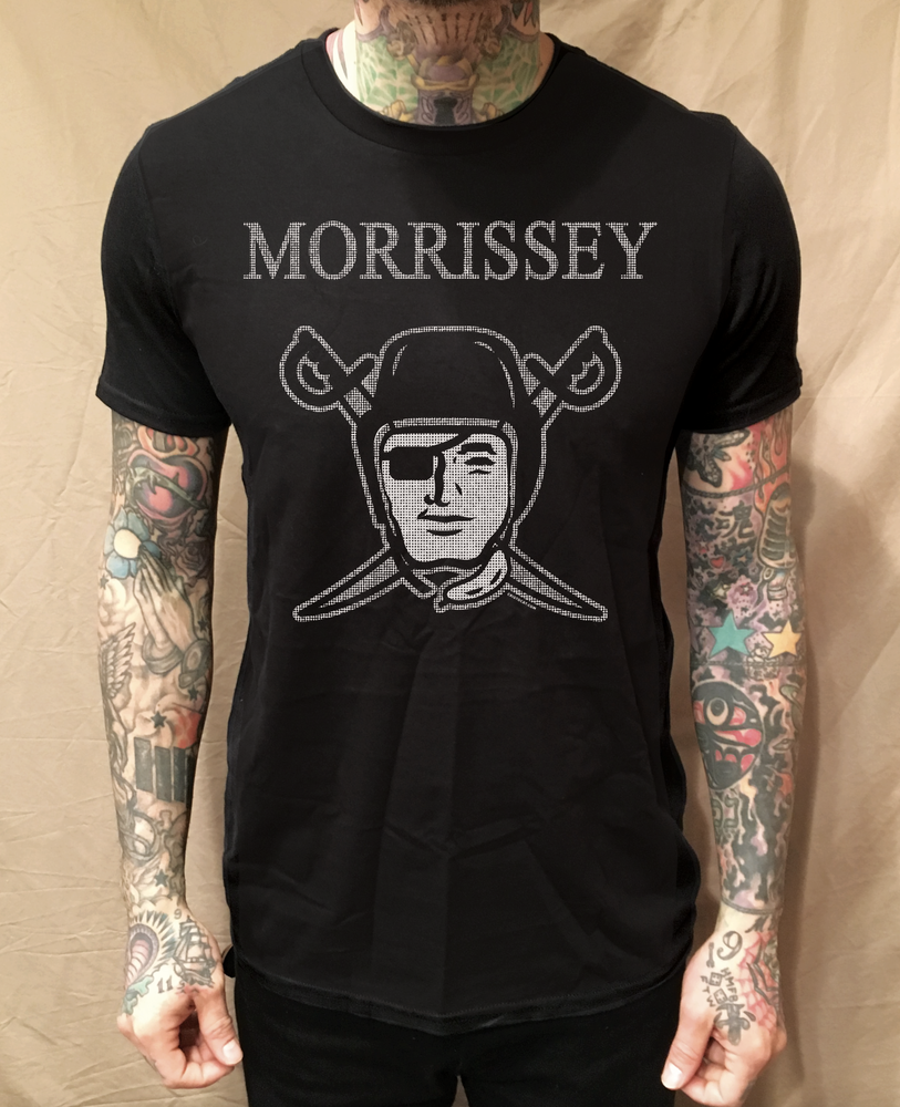 MORRISSEY RAIDERS BLACK TEE - cristocatofficial