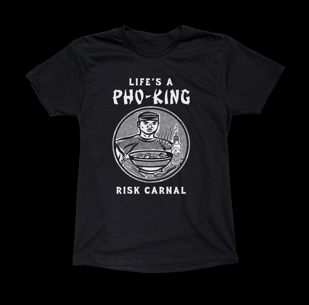 PHO-KING RISK CARNAL BLACK TEE - cristocatofficial