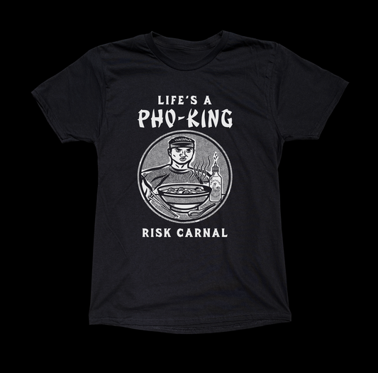 PHO-KING RISK CARNAL BLACK TEE - cristocatofficial