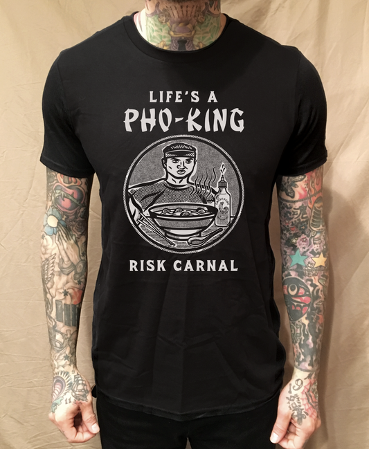 PHO-KING RISK CARNAL BLACK TEE - cristocatofficial