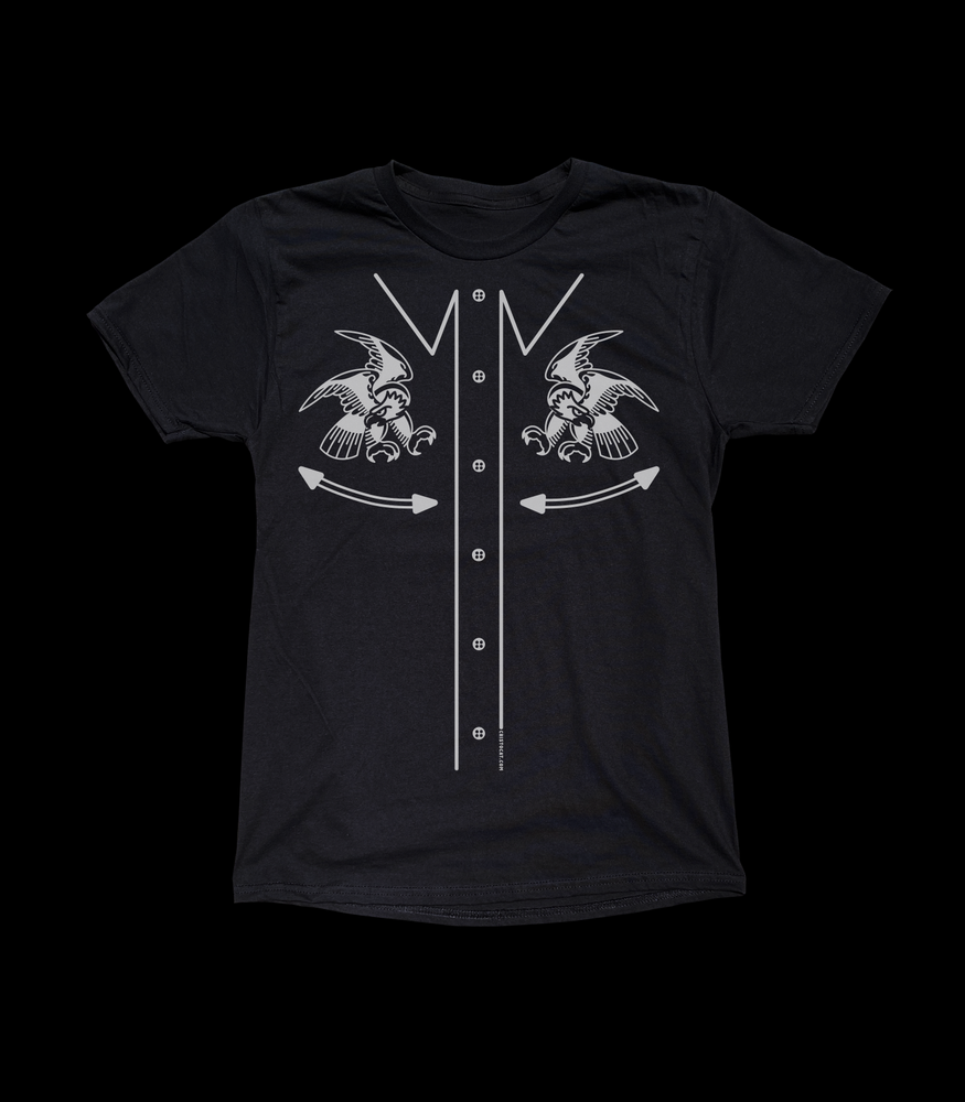 GOODTIME COWBOY BLACK TEE - cristocatofficial