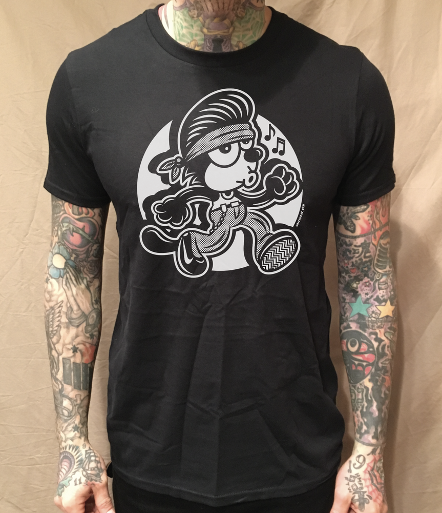 CHOLO FELIX ON BLK TEE - cristocatofficial