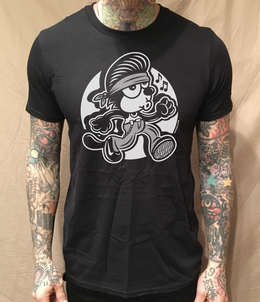 CHOLO FELIX ON BLK TEE - cristocatofficial