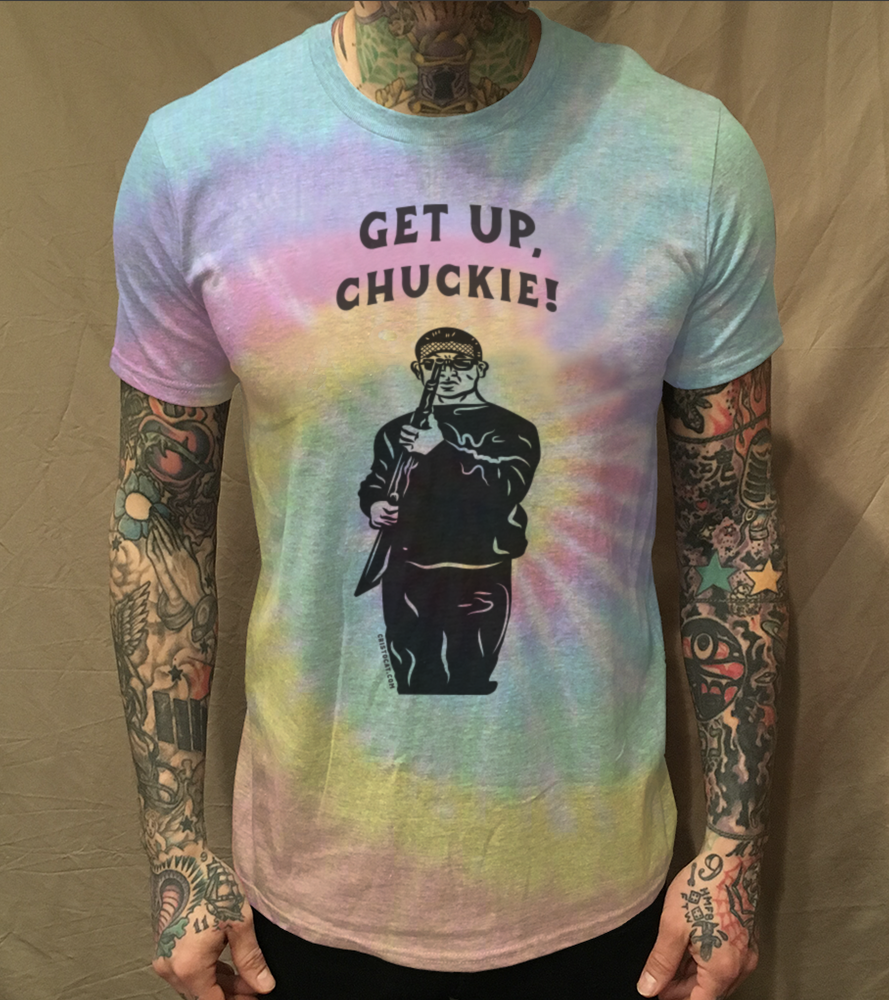 TIE DYE GET UP CHUCKIE TEE - cristocatofficial
