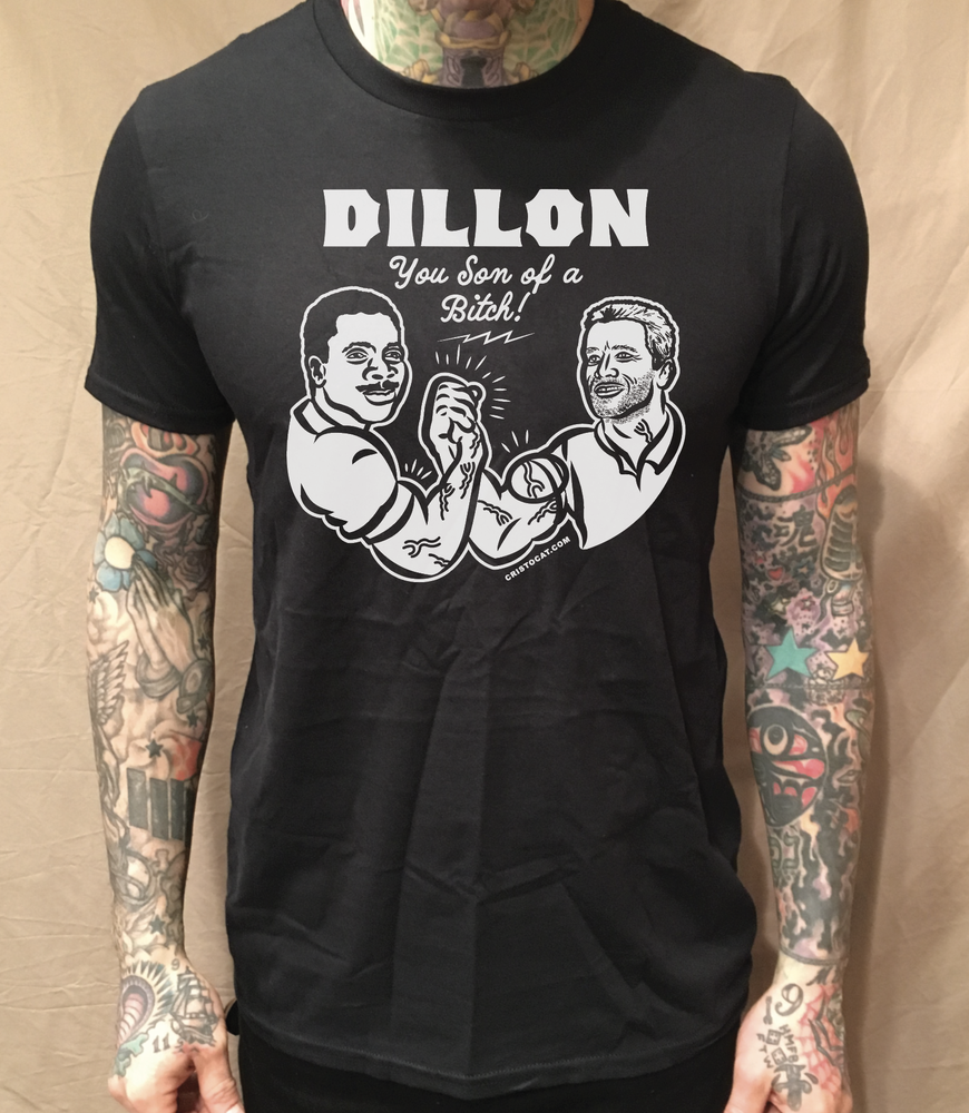 DILLON YOU SOB BLACK TEE - cristocatofficial