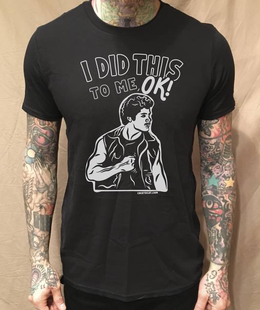 BOB I DID THIS TO ME BLACK TEE - cristocatofficial