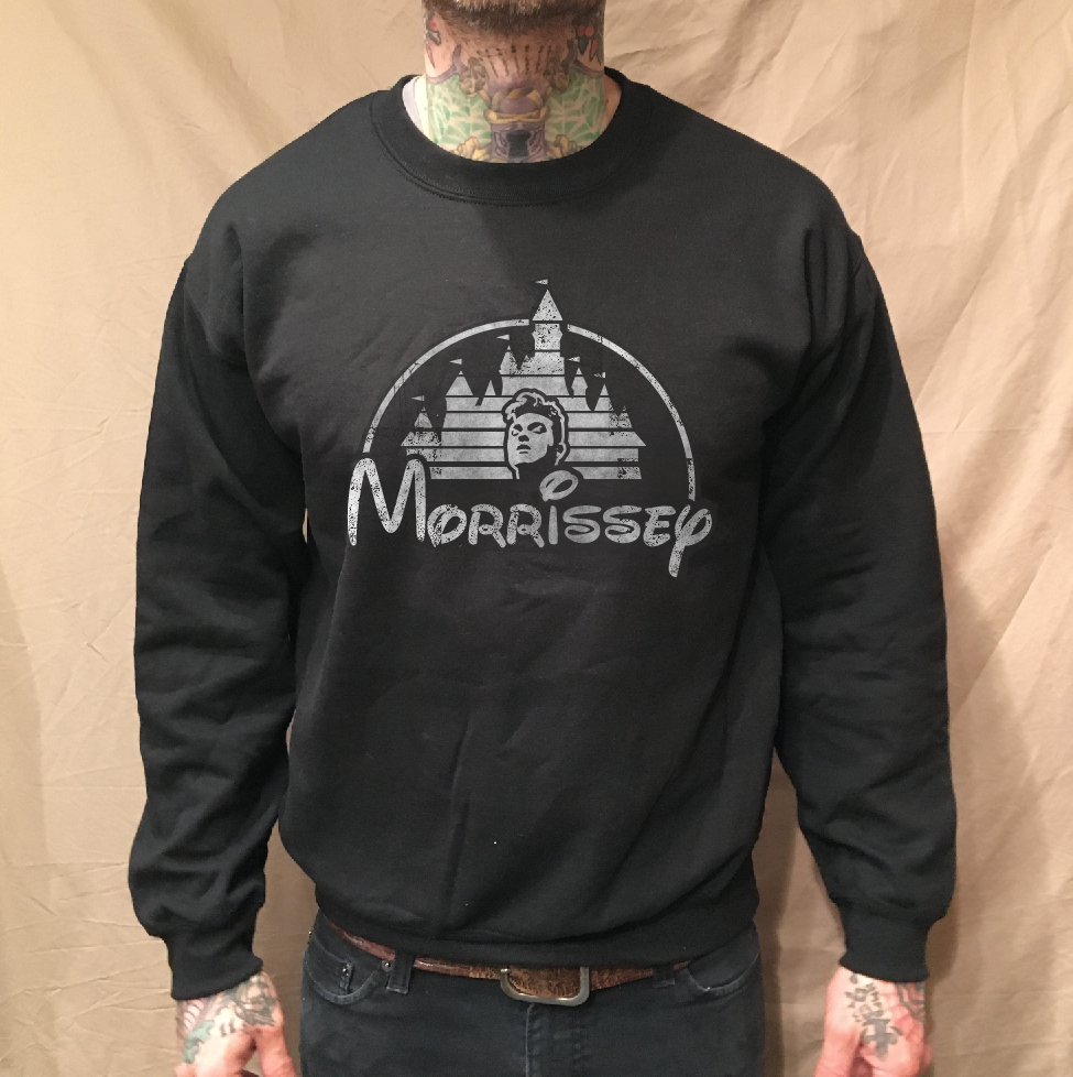 MOZ LAND ON BLACK SWEATER - cristocatofficial