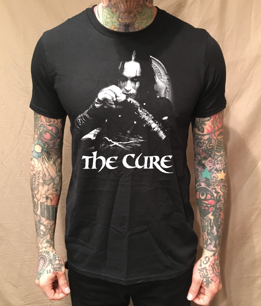 THE CROW CURE BLACK TEE - cristocatofficial